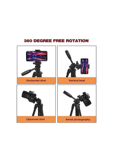 360 Derece Ayarlanabilir Android Ios Kamera Uyumlu Telefon Tutucu Kamera Sabitleyici Tripod