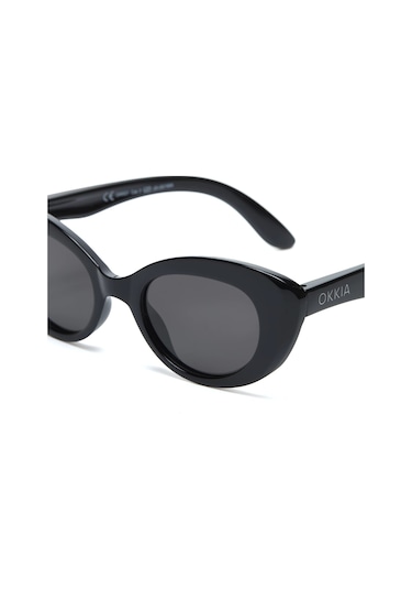 Okkialini Paris Bambina Çocuk Güneş Gözlüğü Siyah 3/5 Yaş Siyah