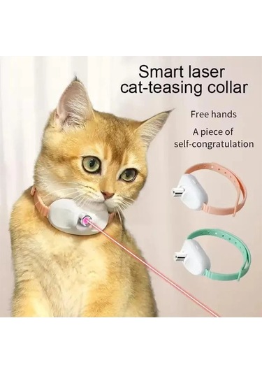 Aquahome Şarjlı Lazerli Kedi Boyun Tasması
