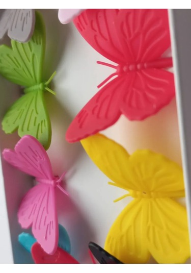 Bugaiof Bardak İçin Kelebek İşaretleyici 6 Adet 372999490