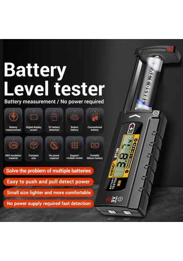 Aneng Bt169 Pil Gücü Test Cihazı Dijital Ekran Aa Aaa Lityum Pil Gerilim Test Cihazı
