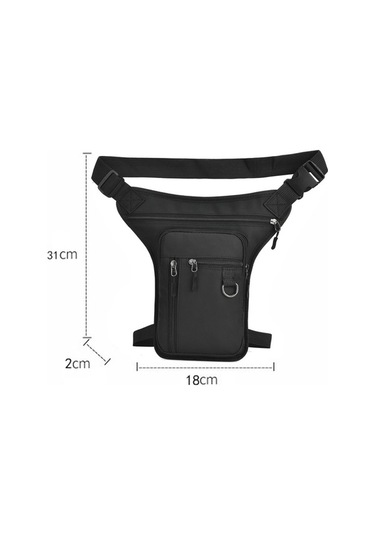 Pazly Erkekler Ve Kadınlar İçin Siyah Motosiklet Bırak Bacak Modeli Siyah