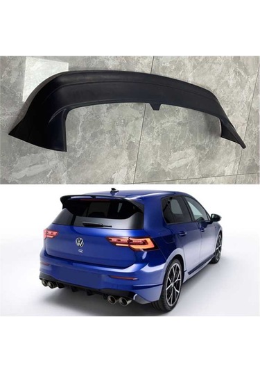 Volkswagen Golf 8 Bagaj Üstü Spoiler Parlak Siyah Abs 2021 Sonras