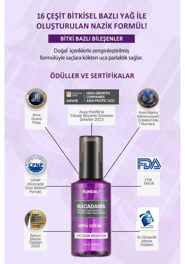 Kundal Macadamia Cherry Blossom Ultra Hair Serum 100 ML
