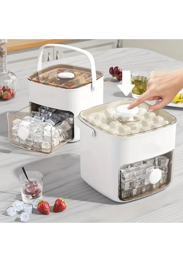 Buz Kalıp Ve Saklama Kutusu Açık Mavi