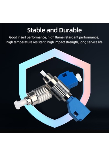 Yaozixa Fc Erkek-lc Dişi Fiber Optik Adaptörü, Düşük Kayıp, Yüksek Stabilite, 1200-1600nm Dalga Boyu, 1000+ Takma Çıkarma