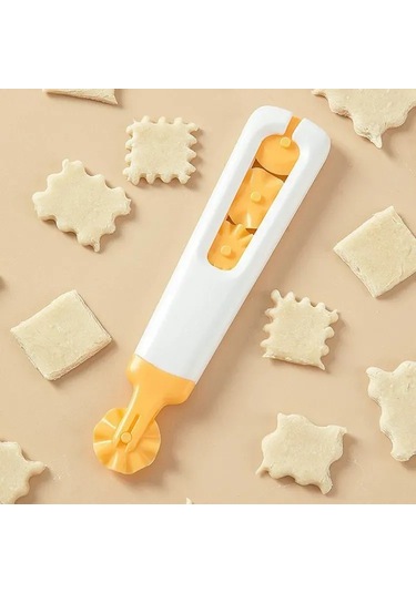 Fosenze Beyaz Abs Plastik Hamur Silme Çubugu, 15.5x2.5 Cm, Hafif Kullanım, Eşit Hamur Yayma, Fırıncılar İçin, Dayanıklı Malzeme