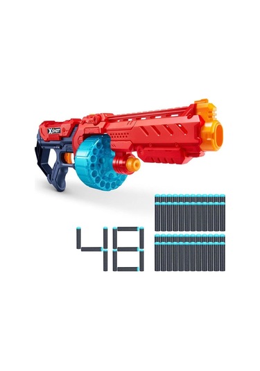 36270 Zuru X-shot Silah Sünger Atan Excel -turbo Fire 48 Mermili -sunman
