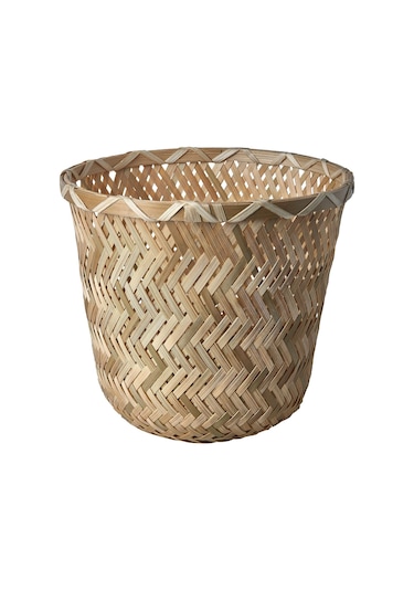 Bambu Saksı, Bambu, 15 Cm 15 Cmx28 Cm 1 Kg