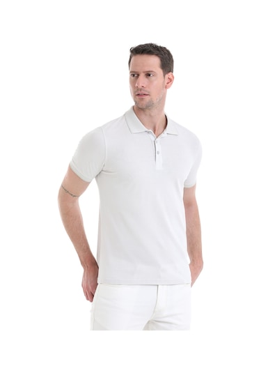 Hatemoğlu Gri Regular Fit Düz Polo Yaka Tişört 3536etc22c03 Ag1 Gri