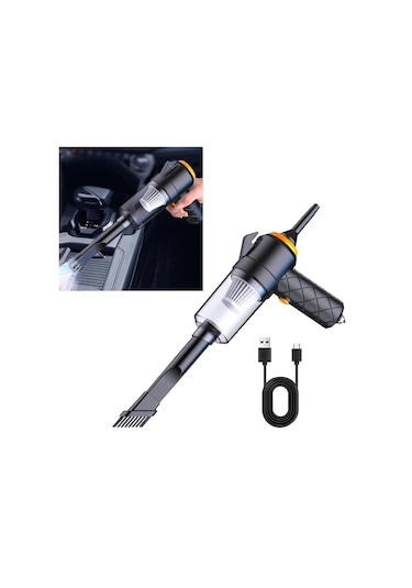 Suntek Elde Taşıma Kompakt Çok Yönlü Hava Tozu Ev Otomotiv Halı Siyah