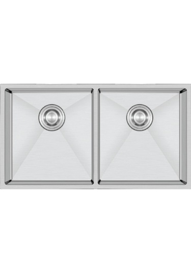 Crauf Stella 4580 Pvd Inox 2 Gözlü Paslanmaz Çelik Mutfak Eviyesi Inox