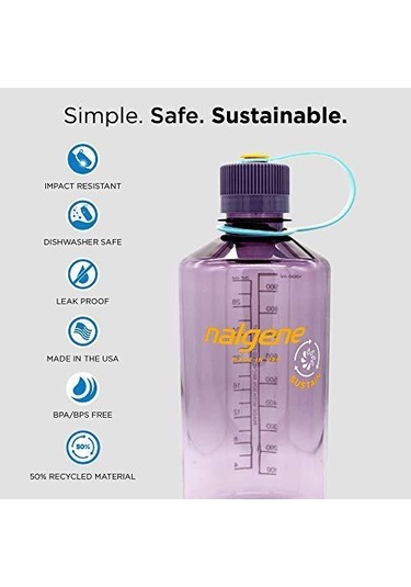 Nalgene 32 Oz NM Sustain Suluk Matara 1 Litre Mor 2020-1032