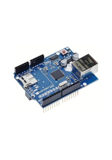 Chuangyinshop 1pc Metal W5100 Ethernet Shield Arduino Icin 36v Oda Elektrik Sert Kablolama Guç Modu