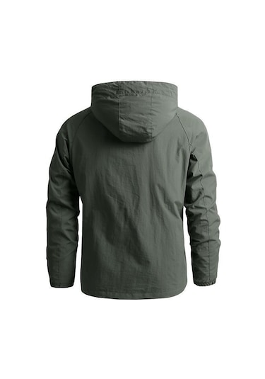 Hızlı Kuruyan Bol Günlük Erkek Ceketi Mavi