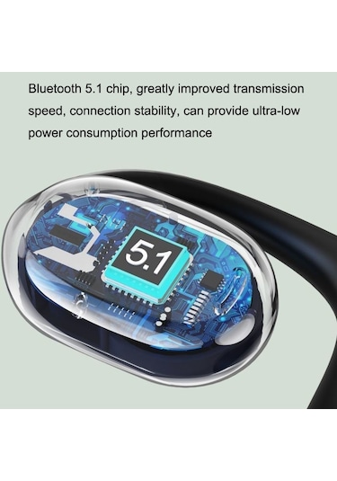 Js270 Kablosuz Bluetooth Kulaklık Asılı Kulak İş Spor Kulaklık Siyah