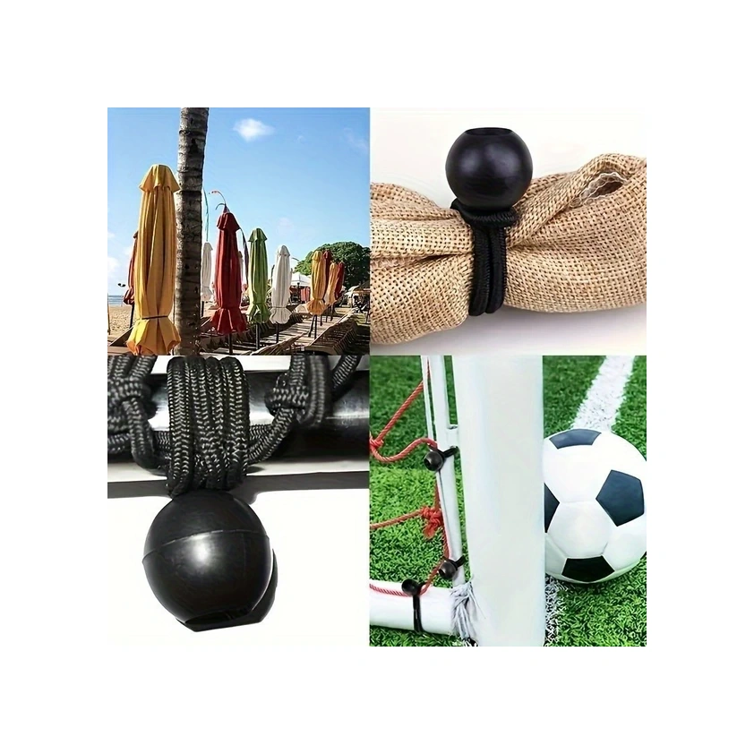 Xuweiwei 6lı Siyah Uv Dayanıklı Ağır Hizmet Bungee Kordonları Çadır Branda Treyler Bağlama Kayışı Diğer