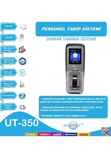 ZK TECO FV350 DARAM TANIMA PERSONEL TAKİP SİSTEMİ