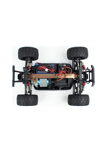 Remo 1635 1/16 Ölçek, 4wd Off Road Monster Truck Smax Kırmızı Kaportalı, Fırçasız Motorlu, 7.4v 1500mah Li-po Pilli, Rc Model