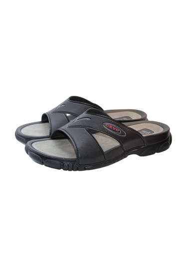 Ceyo 3200-1 Anatomik Erkek Terlik Siyah - Siyah