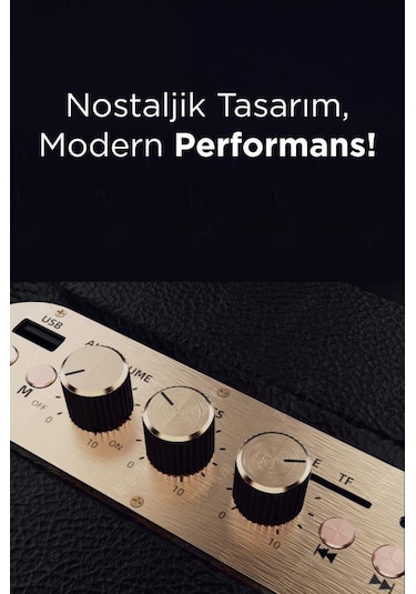 Torima D35 Nostalji Kablosuz Bluetooth Hoparlör