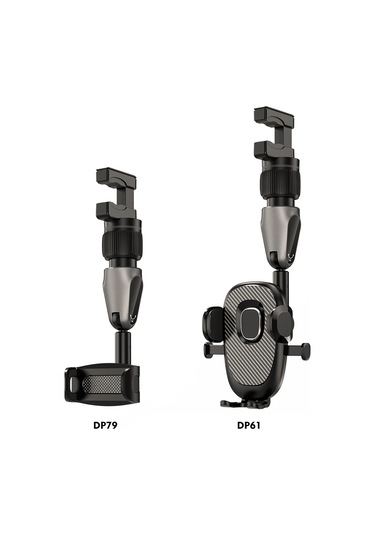 Dikiz Aynası Telefon Tutacağı Esnek Araç Telefonu Tutacağı Tip 1 Siyah