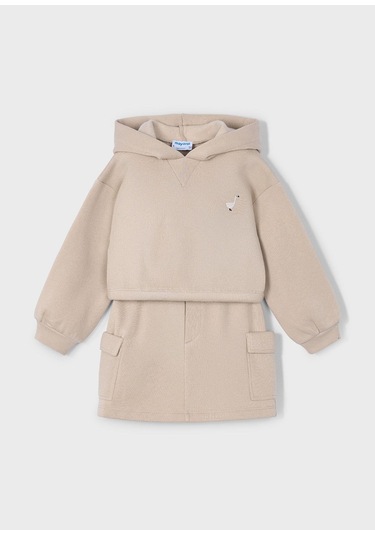 Mayoral Kız Çocuk Etek Takım Bej