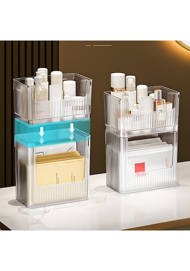 Cbtx Buzdolabı Yan Kapı Saklama Kabı Pet Buzdolabı Düzenleyici Kutusu, Çift Katmanlı / Boyut L Fda Sertifikası Yok, Bpa İçermez - Yeşil