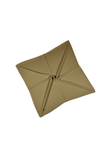 Mısırlı Eşarpları Queen Krep Düz Renk Eşarp 140x140 Cm Taba