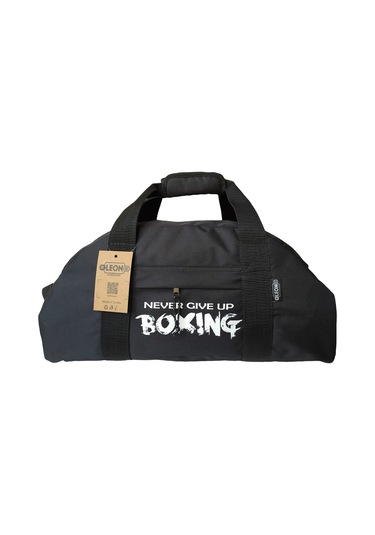 Leon Classic Boks Ve Kick Boks Spor Ekipman Çantası Large Siyah