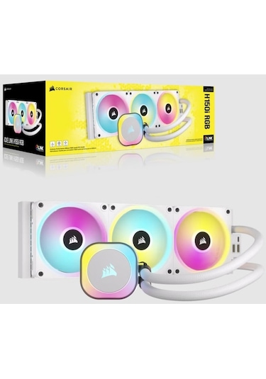 Corsair İcue Lınk H150i Rgb 360mm Intel Ve Amd Uyumlu İşlemci Sıvı Soğutucu