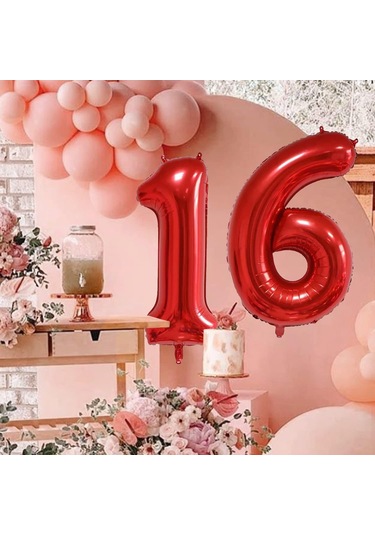 Brokoli Home 9 Numara Folyo Gold Balon, Folyo Altın Balon 100cm 4 Karışık Renkli