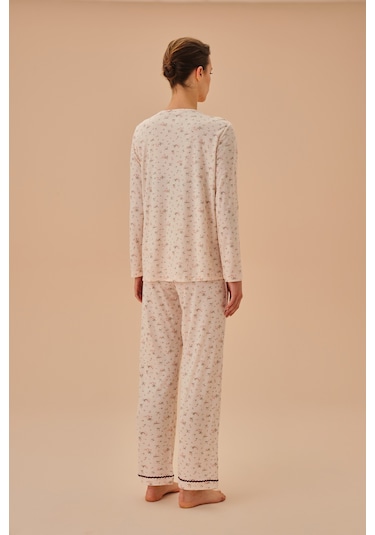 Suwen Young Mother Maskülen Pijama Takımı Sh25162660b334 Pembe