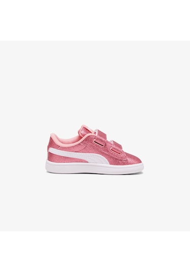 Puma Smash 3.0 Glit Glam V Çocuk Beyaz Spor Ayakkabı 026 394688 Beyaz
