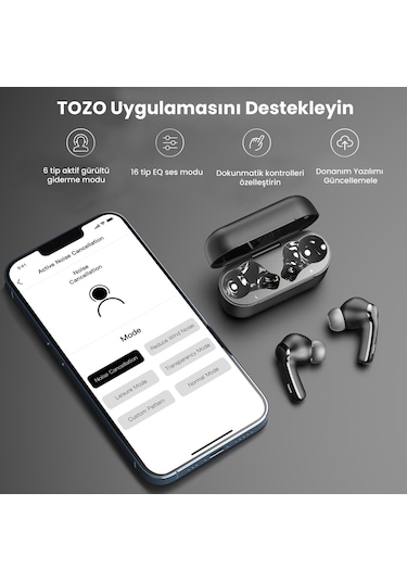 Tozo T6S Bluetooth 5.2 Kulak İçi Kulaklık