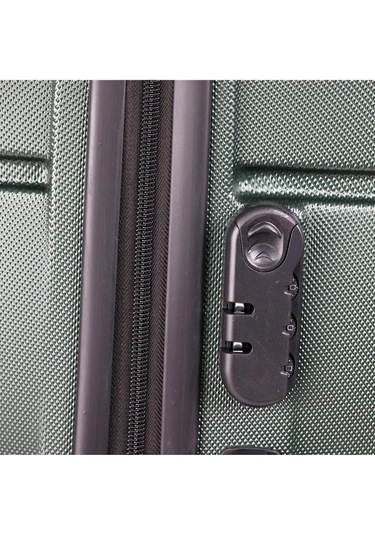 Yefa Dayanıklı Unisex 4 Tekerlekli Plastik Kabin Boy Valiz