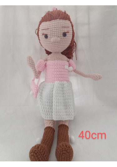 Amigurumi Pembe Kız Bebek