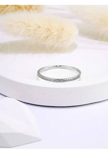 Sılver Whale 925 Ayar Gümüş, Taşlı Yüzük 275135734 Gri