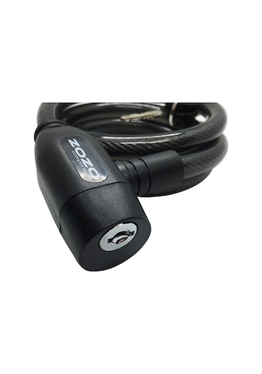 Briviga Anahtarlı Sipral Kilit 1120mm/12mm 2518 90006 Siyah
