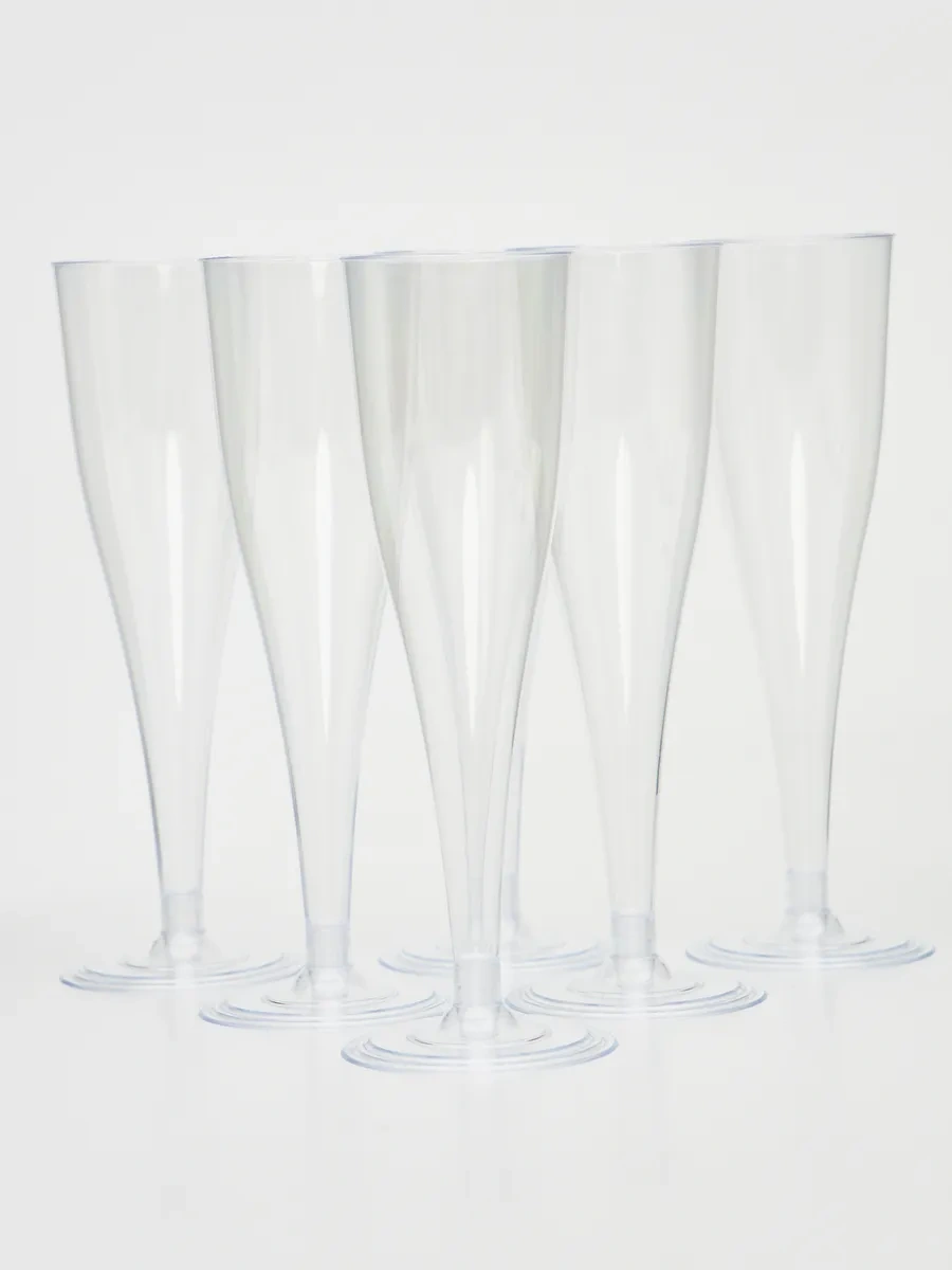 Upakuj-sa Tek Kullanımlık Şampanya Şampanya Kadehleri Seti 259082916 100 adet