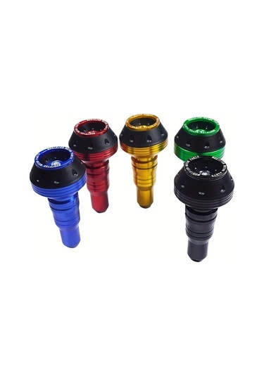 Chuangyinshop Universal 1 Adet Golden M10 Alüminyum Alaşım Off-road Motosikletler İçin Çerçeve Kaydırıcı Egzoz Koruyucu Motor Koruma Çubuğu