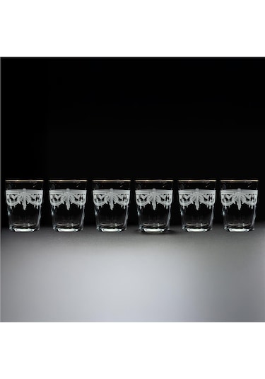 Torino Gerçek Altın Kahve Su Bardak 6renk 6lı -3485 Çok Renkli