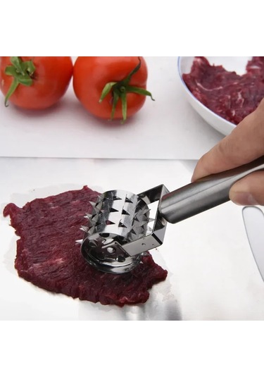 Liangmei 1 Adet Paslanmaz Çelik Et Tenderizer Kıyıcı Rulo Çekiç Inox