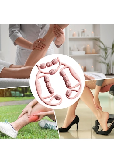 Suntek Bacak Masaj Aleti Hediyesi Derin Doku Masajı Egzersizi Pembe