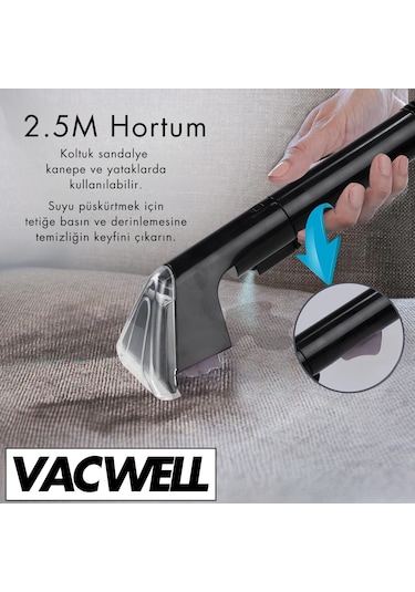 Vacwell Hidro Halı Ve Koltuk Yıkama Makinesi