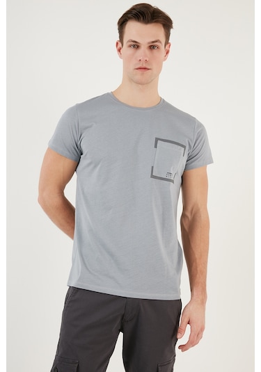 Buratti Erkek T Shirt 541rework Açık Gri Açık Gri
