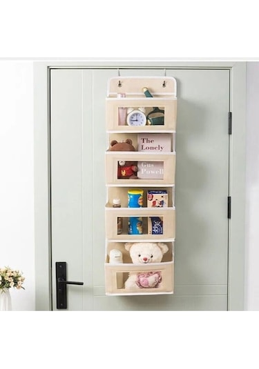 Novahub Grey Non-woven Storage Bag, Wall And Door Hanger, Baby Diaper Bag, Kitchen Storage, Bathroom, Home Organization Gri