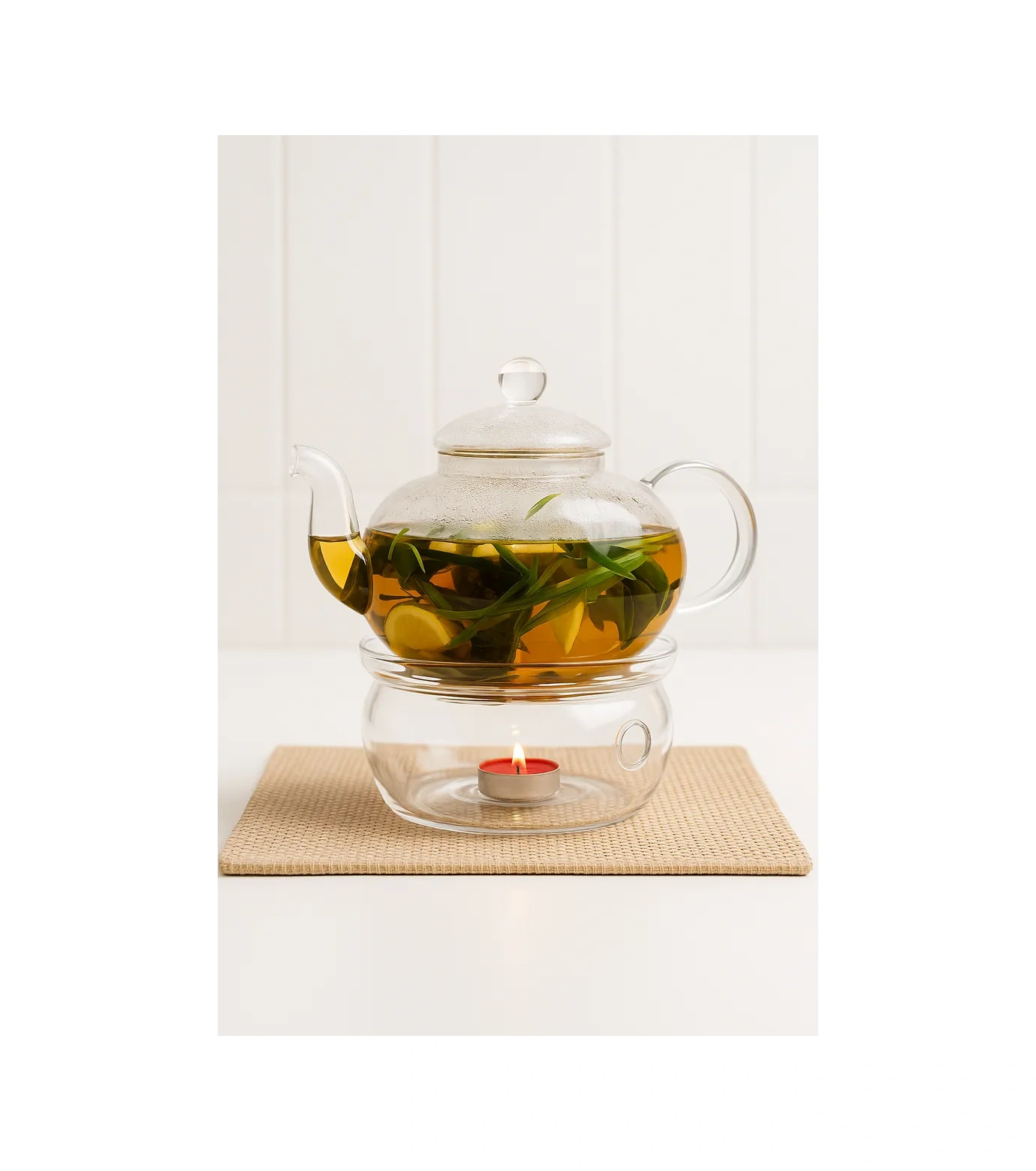 Cnglass Cam Demlik 600 Ml Filtreli 7285390 Beyaz