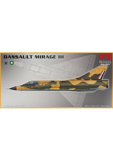 Dassault Mirage 3 Pm Model Avcı Uçağı Demonte Plastik Maketi