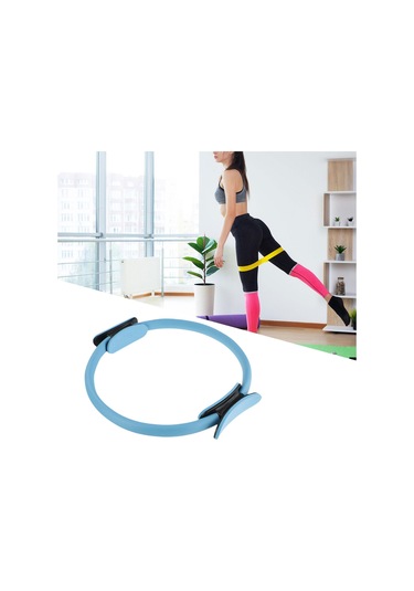 Suntek Pilates Fitness Halkası Cihazı Ev Şekillendirme Mavi Mavi